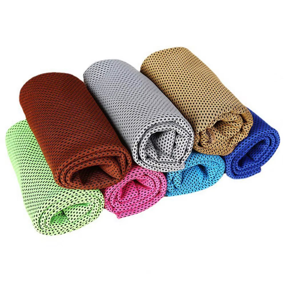 Ice Cold Wipe Sweat Towel Outdoor Cooling Towel Fitness Sports Gym Running Quick Dry Cooling Towel Cold Sports Towels Gym Towels