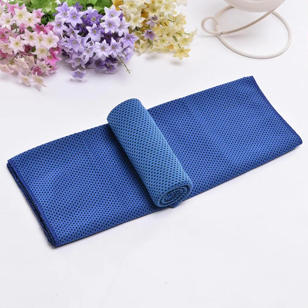 Ice Cold Wipe Sweat Towel Outdoor Cooling Towel Fitness Sports Gym Running Quick Dry Cooling Towel Cold Sports Towels Gym Towels